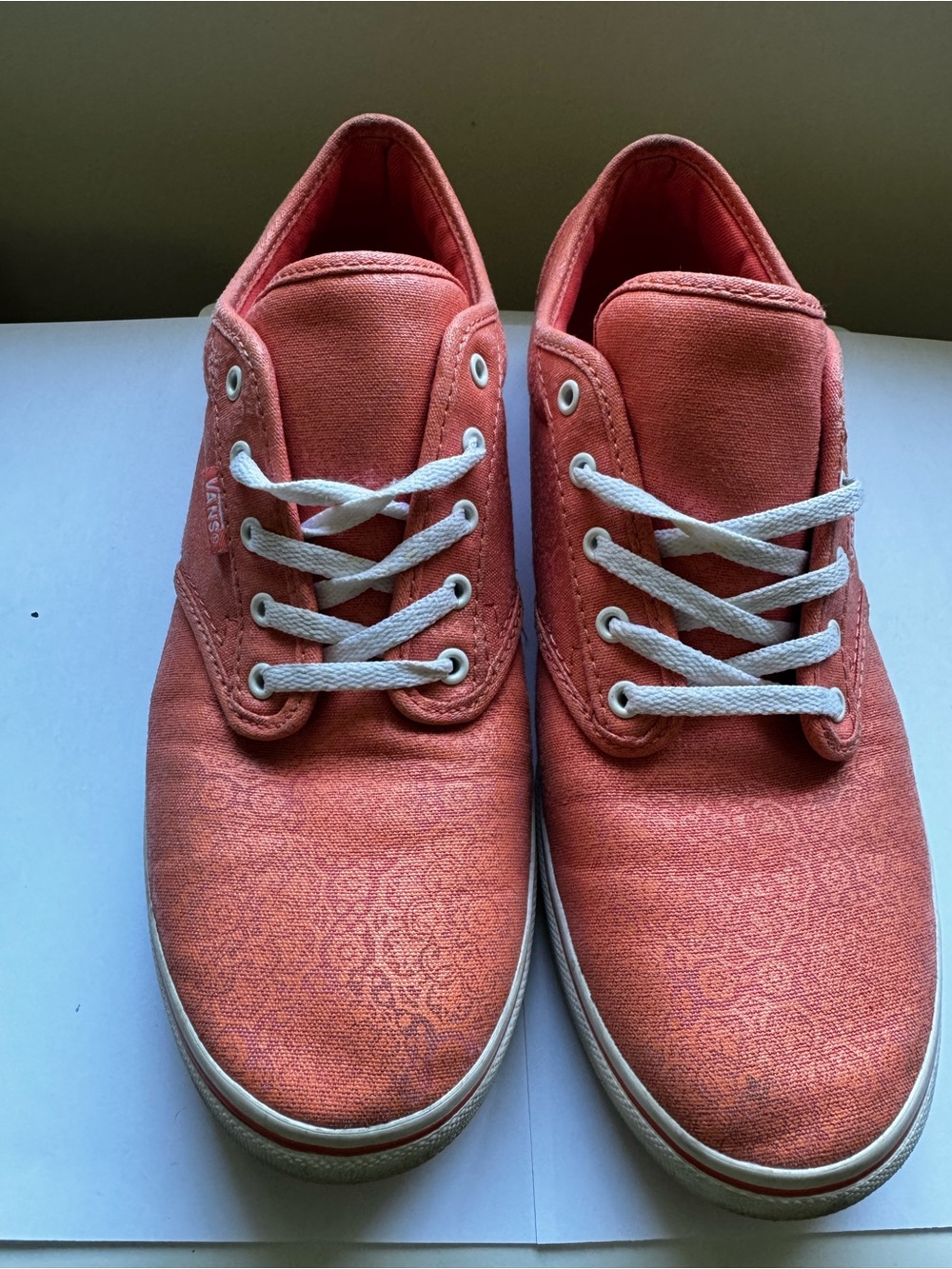 Vans Coral Lace-Up Canvas Sneakers